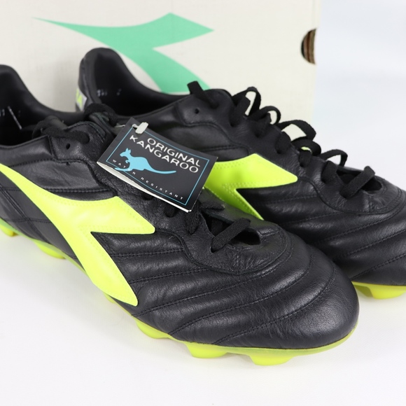 Vtg New Diadora Mens 11.5 K Leather Soccer Shoes main image 4